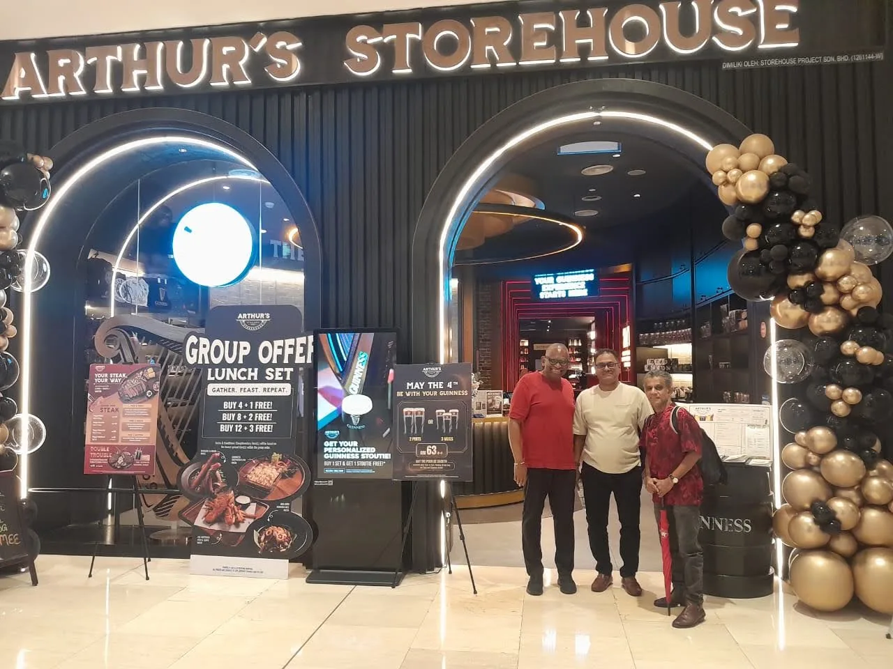 Arthur’s Storehouse entrance in Kuala Lumpur